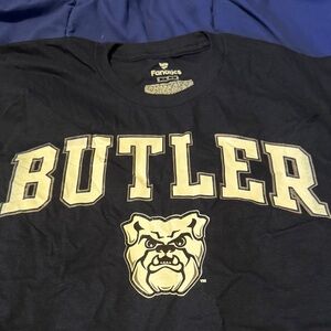 Fanatics Butler Graphic Tee - Navy and white